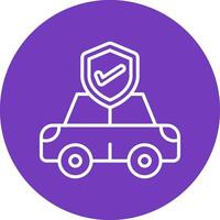 Car Insurance Vector Icon