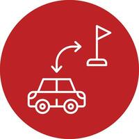 Driving School Vector Icon