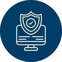 icono de vector de seguridad