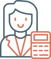 Accountant Vector Icon