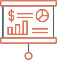 icono de vector de presentación