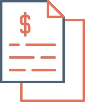 icono de vector de documento