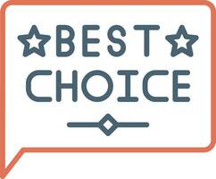 Best Choice Vector Icon