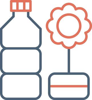 icono de vector de botella