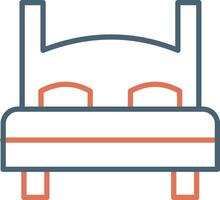 Double Bed Vector Icon