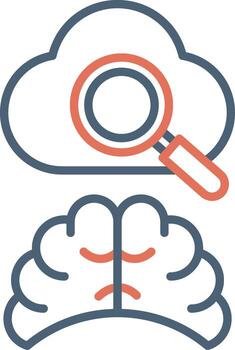 analizando vector icono