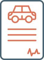 Driving License Vector Icon