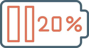 20 Percent Vector Icon