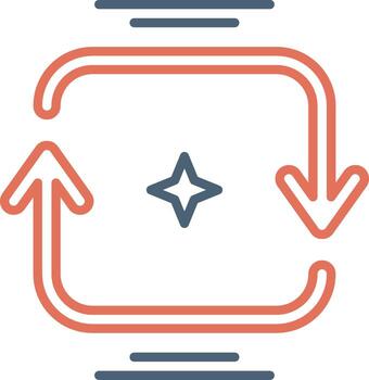 icono de vector de flechas