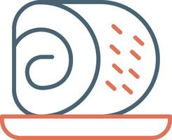 Roll Cake Vector Icon