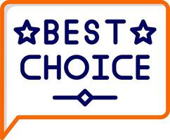 Best Choice Vector Icon