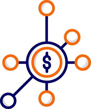 icono de vector de diversificación