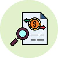 Transaction list Vector Icon