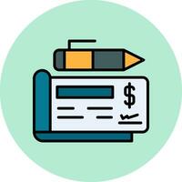 Checkbook Vector Icon