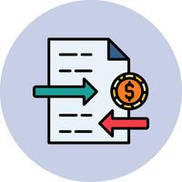 Transaction History Vector Icon