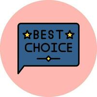 Best Choice Vector Icon