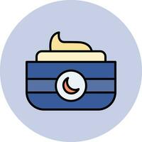 Night Cream Vector Icon