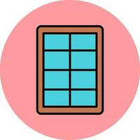 icono de vector de ventana