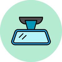 Rearview Mirror Vector Icon