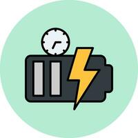 Fast Charge Vector Icon