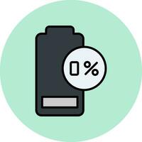 0 Percent Vector Icon