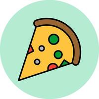 icono de vector de pizza