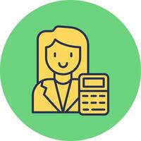 Accountant Vector Icon