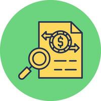 Transaction list Vector Icon