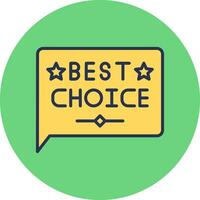 Best Choice Vector Icon