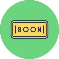 Soon Vector Icon