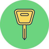 Car Key Vector Icon