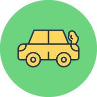 Broken Car Vector Icon