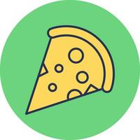 icono de vector de pizza