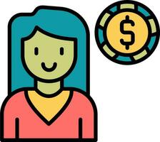 Financial Advisor Vector Icon