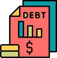 Debt Vector Icon