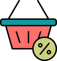 Shopping Basket Vector Icon