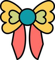 Ribbon Bow Vector Icon