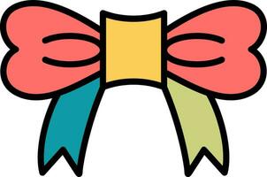 Ribbon Bow Vector Icon