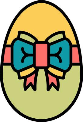 Ribbon Bow Vector Icon