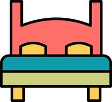 Double Bed Vector Icon