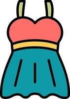 Nightgown Vector Icon