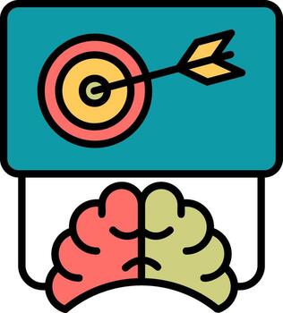 icono de vector de destino