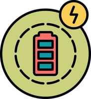 Wireless Charging Vector Icon