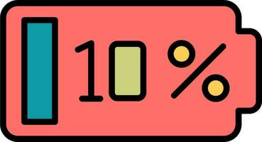 10 Percent Vector Icon