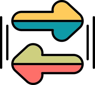 icono de vector de flechas