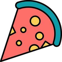 icono de vector de pizza