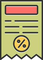 Bill Vector Icon