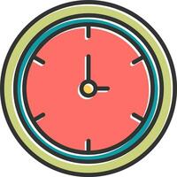 icono de vector de reloj