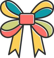 Ribbon Bow Vector Icon