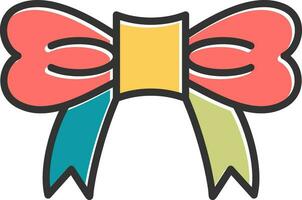 Ribbon Bow Vector Icon